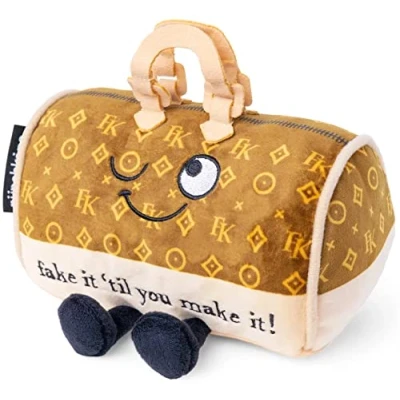 Image of Punchkins Fake It &#039;Til You Make It! Adult Designer Handbag Theme Plushie