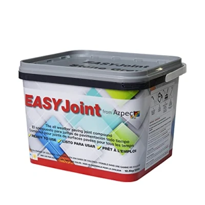 Image of EASYJoint Patio Sand Ready Mixed Paving Jointing Compound For Outdoor Natural Stone, Slate And More. 12.5kg All Weather, Strong Durable Sweep In Joint Stone Grey