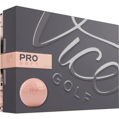 Image of VICE Golf Pro Soft Hue Peach Parfait Balls