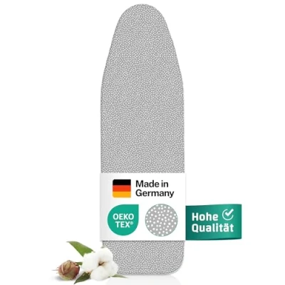 Image of everlar® Premium Ironing Board Cover 140 x 40 cm, Made in Germany, Oeko Tex 100, Cover, Comfort Padding, for 130 38 45 cm
