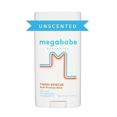Image of Megababe Unscented Anti Chafing Sticks to Save Thigh Prevents Friction and Skin Irritation Thighs, Arms, Bra Lines More 50ml