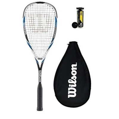 Image of Wilson Hyper Hammer 120 PH Squash Racket + 3 Dunlop Balls