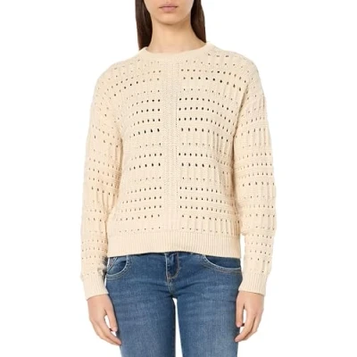 Image of VILA Vilisette O NECK Jumper, Women&#039;s, Size: Small, Birch