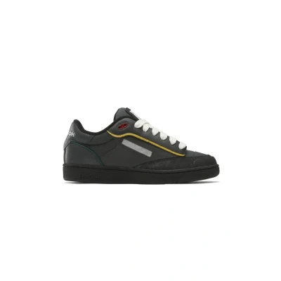 Image of Reebok Classic CLUB C BULC Unisex Skate shoes, Size: 5.5, grey black Leather/synthetics