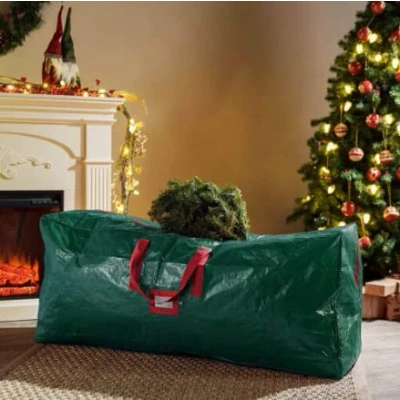Image of Marco Paul Christmas Tree Storage Bag with Handles and Zipper Large Artificial Bags Waterproof Decorations Tear Resistant Gift Festive Home Decor