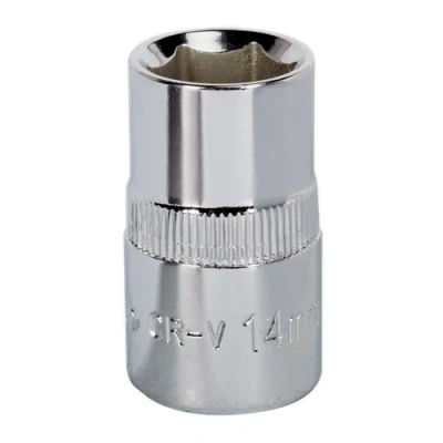 Image of Sealey Premier WallDrive® Socket 14mm 1/2&quot;Sq Drive Fully Polished