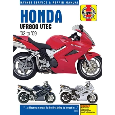 Image of Honda VFR V Tec Fours (02 09) Haynes Repair Manual (Paperback)