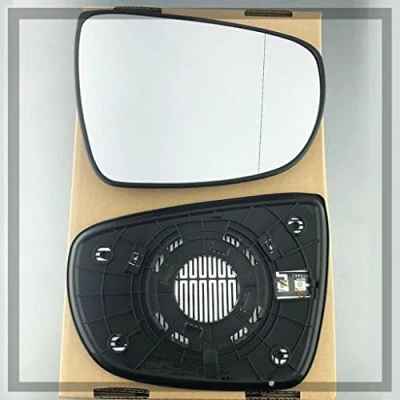 Image of Fits KIA Carens From 2013 to 2018 Heated Base Wide Angle Clip on Wing Mirror RIGHT HAND (UK Driver Side)
