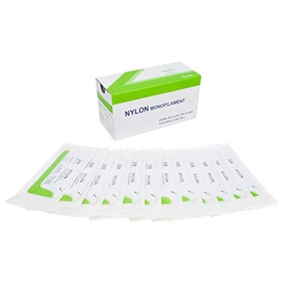 Image of Suture Thread (12 Pack) Best Practice For Medical Students, Doctors, Dental, Nurses and Veterinarians Nylon 3/0 Kit Add on
