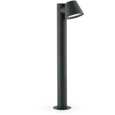 Image of Gina 1 Light Outdoor Bollard Dark Grey IP44, GU10