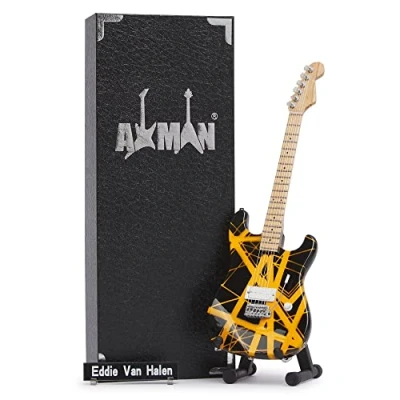 Image of Axman Eddie Van Halen Miniature Guitar Replica Music Gifts Handmade Ornamental 1/4