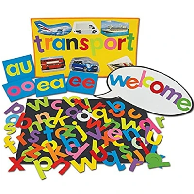 Image of Springboard 10360 Pre Cut Coloured Paper Letters (Pack of 250)