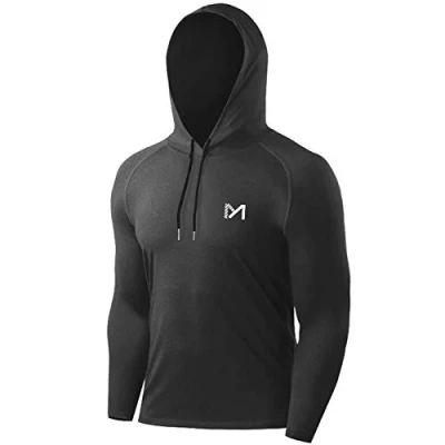 Image of MEETYOO Men’s Running Tops, Sport shirt Long Sleeve T Gym Tee for Fitness Workout Jogging