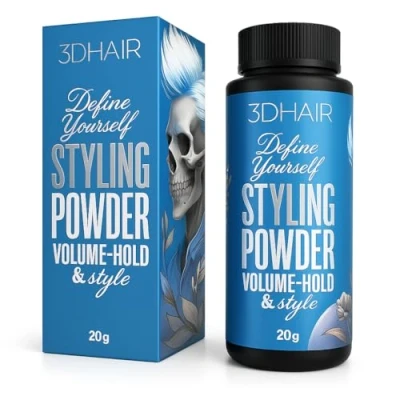 Image of 3D Hair Root Lifting Styling Powder Volumizing Hold, Texturising Matte Effect, Thickens &amp; Styles 20g