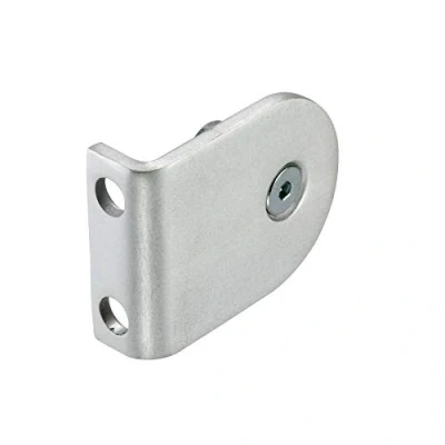 Image of Cubicle L Bracket for 13mm Partition in a Satin Anodised Aluminium Finish
