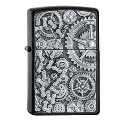 Image of Zippo Lighter, Metal, Black Matte, One Size