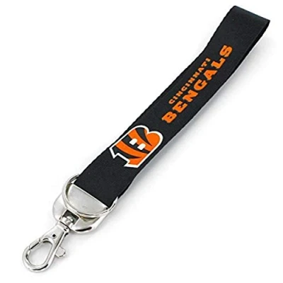 Image of aminco NFL Cincinnati Bengals Deluxe Wristlet Keychain, 5