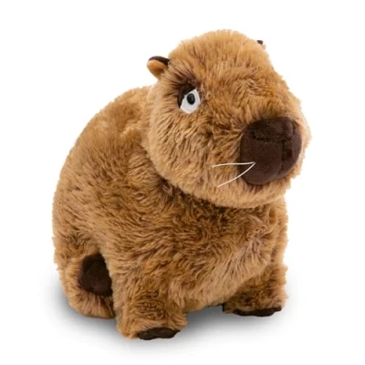 Image of NICI Capybara cuddly toy Capy Barbara 27cm sitting cute for cuddling and playing, lovers 61223