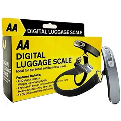 Image of AA 50KG LBS OZ Handheld Digital mini Luggage Scales Weighing Travel Suitcase