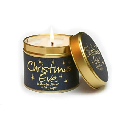 Image of Lily Flame Christmas Eve Tin, Blue