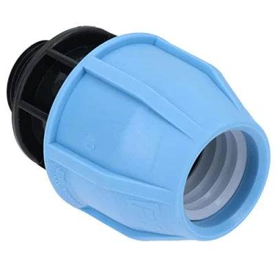 Image of 32mm x 3/4&quot; MDPE Male Adapter Compression Coupling Fitting Water Pipe PN16