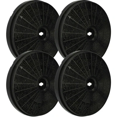 Image of Vhbw 4x Activated Carbon Filter compatible with Whirlpool 208156304413 PRF0086 852523101710 Extractor Hood 20 cm