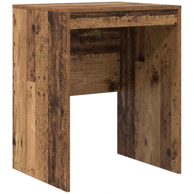 Image of vidaXL Rustic Writing Desk Old wood Engineered 60 x 50 76 cm