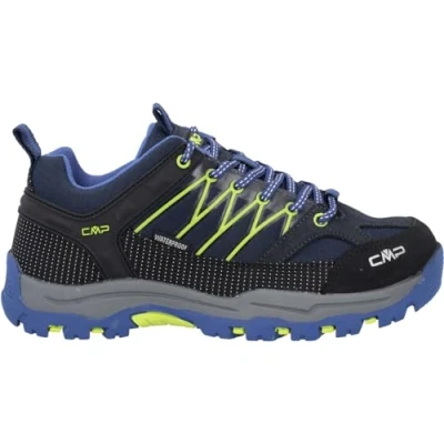 Image of CMP Rigel Low Trekking Shoes Kids WP, B.Blue Electric, 6 UK