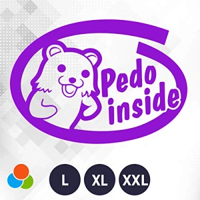 Image of Decus Pedo Inside XL 1066 (violet) // Sticker OEM JDM Style Vinyl Transfer