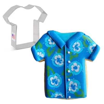 Image of T Shirt/Sports Jersey Cookie Cutter by 8.9 cm, Made in USA Ann Clark