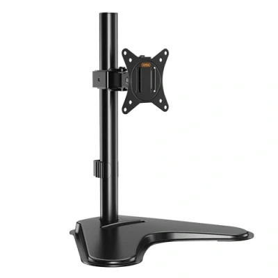 Image of VonHaus Single Monitor Stand for 13 32&quot; Screens, Desk Mount, Height Adjustable, Easy Assemble with Full Tilt, Rotation &amp; Swivel, VESA: 75x75 100x100mm