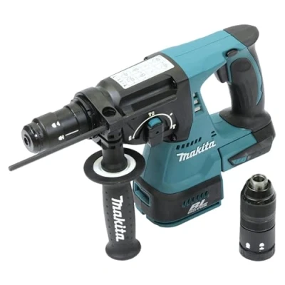 Image of Makita DHR243Z 18V Li ion LXT 24mm SDS Plus Rotary Hammer Batteries and Charger Not Included