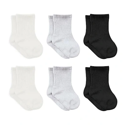 Image of bistyle Baby Grip Ankle Socks 6 Pairs Newborn Infant Toddlers Organic Cotton Kids Boys Girls (as8, age, 6_months, 12_months, Ecru)