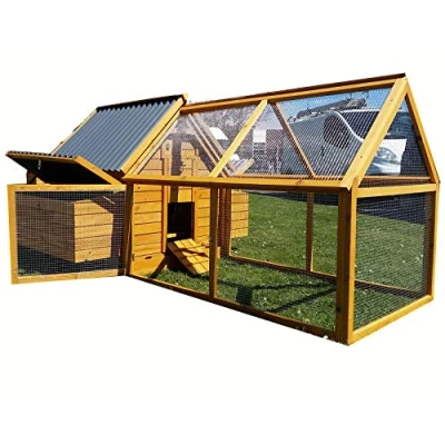 Image of COCOON CHICKEN COOP HEN HOUSE POULTRY ARK NEST BOX NEW MODEL 1000 WITH DETACHABLE HUGE 1.4M RUN