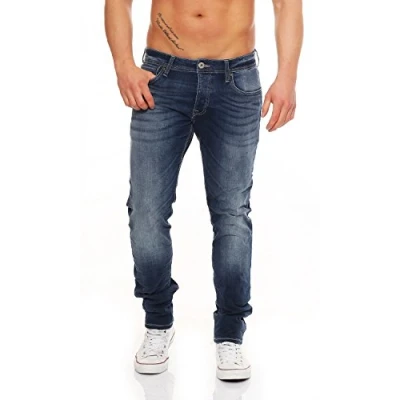 Image of JACK &amp; JONES Men&#039;s JJIGLENN JJORIGINAL GE 682 NOOS 50SPS Jeans, Blue (Blue Denim), W36/L32 (Manufacturer size: 36)