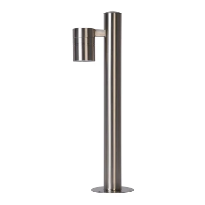 Image of Arne LED Modern Bollard Light Outdoor Ø 6,3cm GU10 1x5W 2700K IP44 Satin Chrome