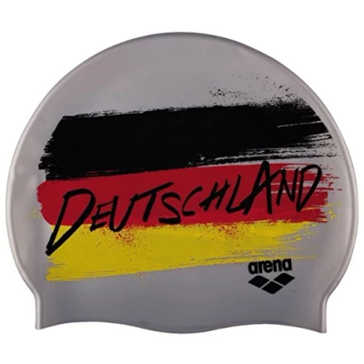 Image of Arena 1e368 Children&#039;s Swimming Cap, Children&#039;s, 1E368, Flag Deutschland, One Size