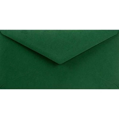 Image of Netuno 25 Dark Green Coloured envelopes DIN DL 110x220mm 4.33x8.66 inches 115gsm Sirio Color Foglia gummed Pointed Flap no Window for Wedding Invitations Christmas Greeting Cards Letters leaflets