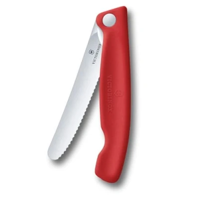 Image of Victorinox Swiss Classic Red 11cm Serrated Picnic Knife