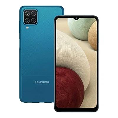 Image of Samsung Galaxy A12 SIM Free Android Smartphone 64 GB, Blue (UK Version) (Renewed)