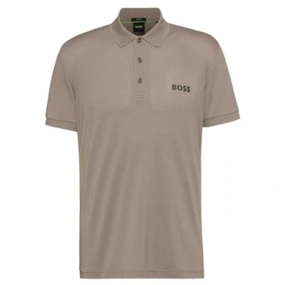 Image of BOSS Paule Polo shirt, Men&#039;s, Size: Large, Beige