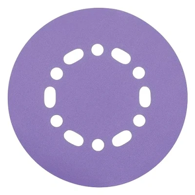 Image of Trend Aluminium Oxide 150mm Random Orbit 120 Grit Abrasive Sanding Disc, AB/150/120A/B, Pack of 50