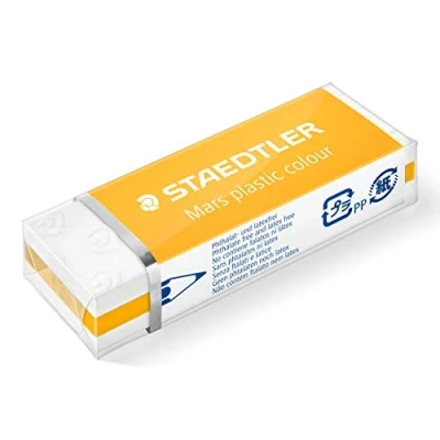Image of STAEDTLER 52650E1 11 Mars Plastic Colour Sandwich Eraser, Sand