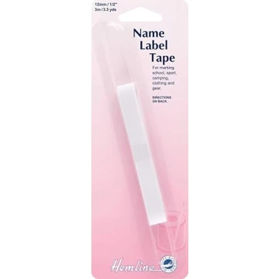 Image of Hemline Iron On Sewing Name Label Replacement Tape