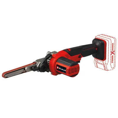 Image of Einhell Power x Change Cordless File Sander 18V Electric Finger Sander, 1,700m/min, 2 Grinding Arms 9mm and 13mm TE BF 18 Li Includes 12 Abrasive Belts (Supplied Without Battery)