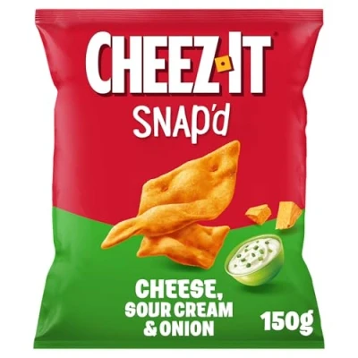 Image of Cheeze its Cheese and Sour Cream Onion Baked Snacks 12x150g