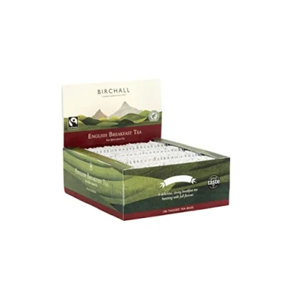 Image of Birchall Tea English Breakfast 10 Boxes Of 100 Plant Based Bags Bold &amp; Bracing Robust, Flavorful, Perfectly Balanced to Start Your Day