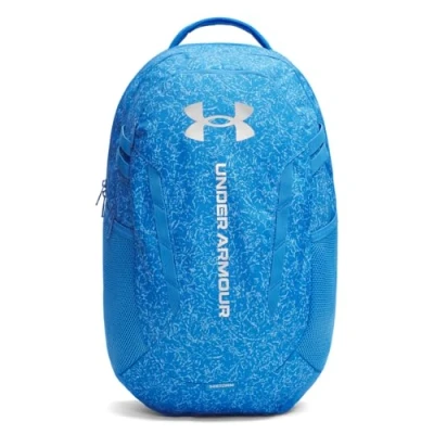 Image of Under Armour Hustle 6.0 Backpack, (402) Blue Atlantis / Metallic Silver, One size, Backpack