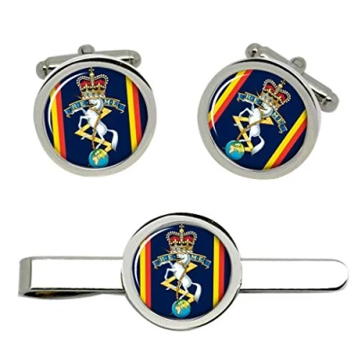 Image of REME Corps of Royal Electrical and Mechanical Engineers Cufflinks Tie Clip