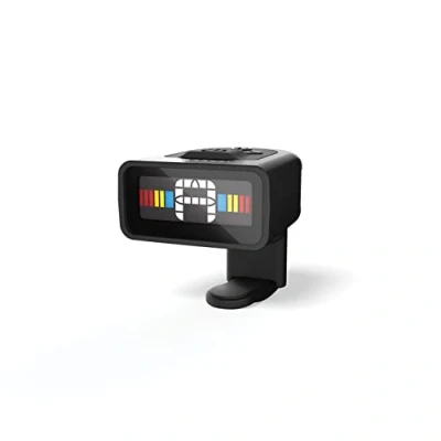 Image of D&#039;Addario Guitar Tuner Micro Headstock for Acoustic Guitar, Electric Bass Mandolin, Banjo, Ukelele Compact &amp; Discrete Clip On 1 Pack